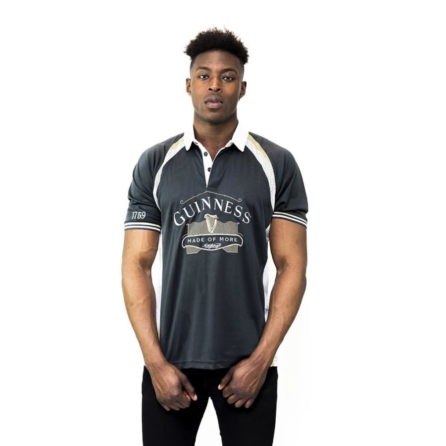 Wear British Isles | Guinness Black Made Of More Rugby Jersey