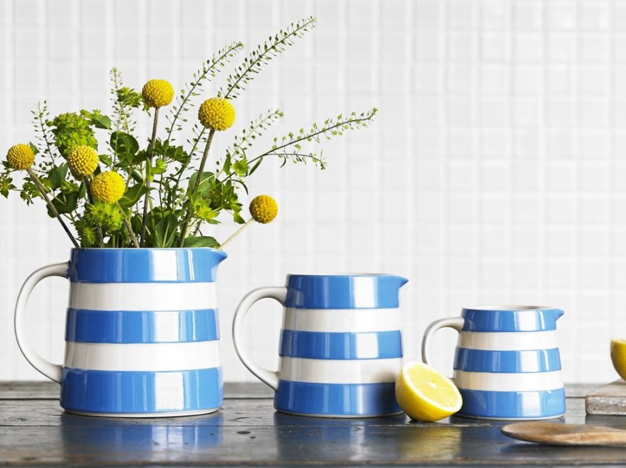 Tabletop Cornishware Cornishware | Blue Cornishware Small Dreadnought Jug