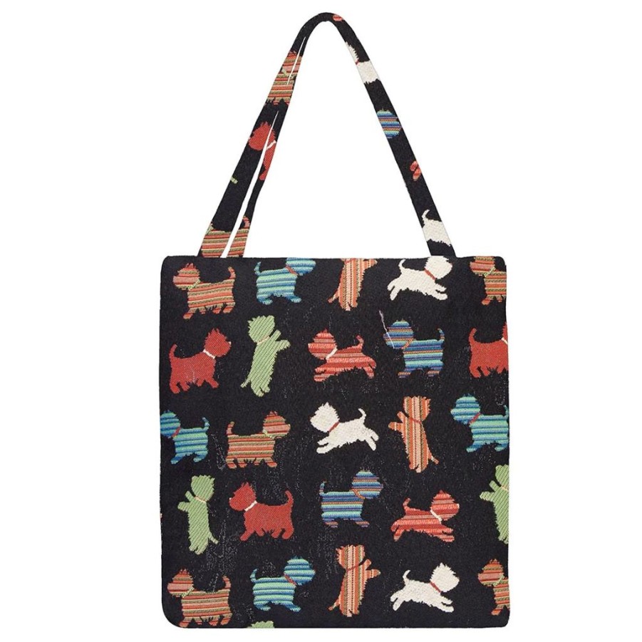 Wear British Isles | Signare Playful Puppy Gusset Bag