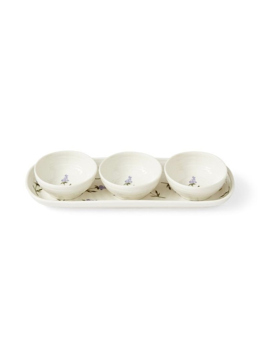 Tabletop Portmeirion Portmeirion | Portmerion Sophie Conran Lavandula 3 Bowl & Tray Set