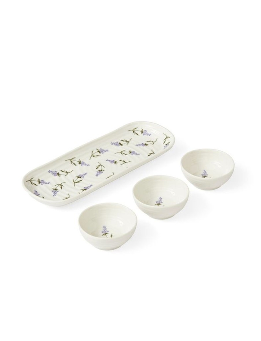 Tabletop Portmeirion Portmeirion | Portmerion Sophie Conran Lavandula 3 Bowl & Tray Set