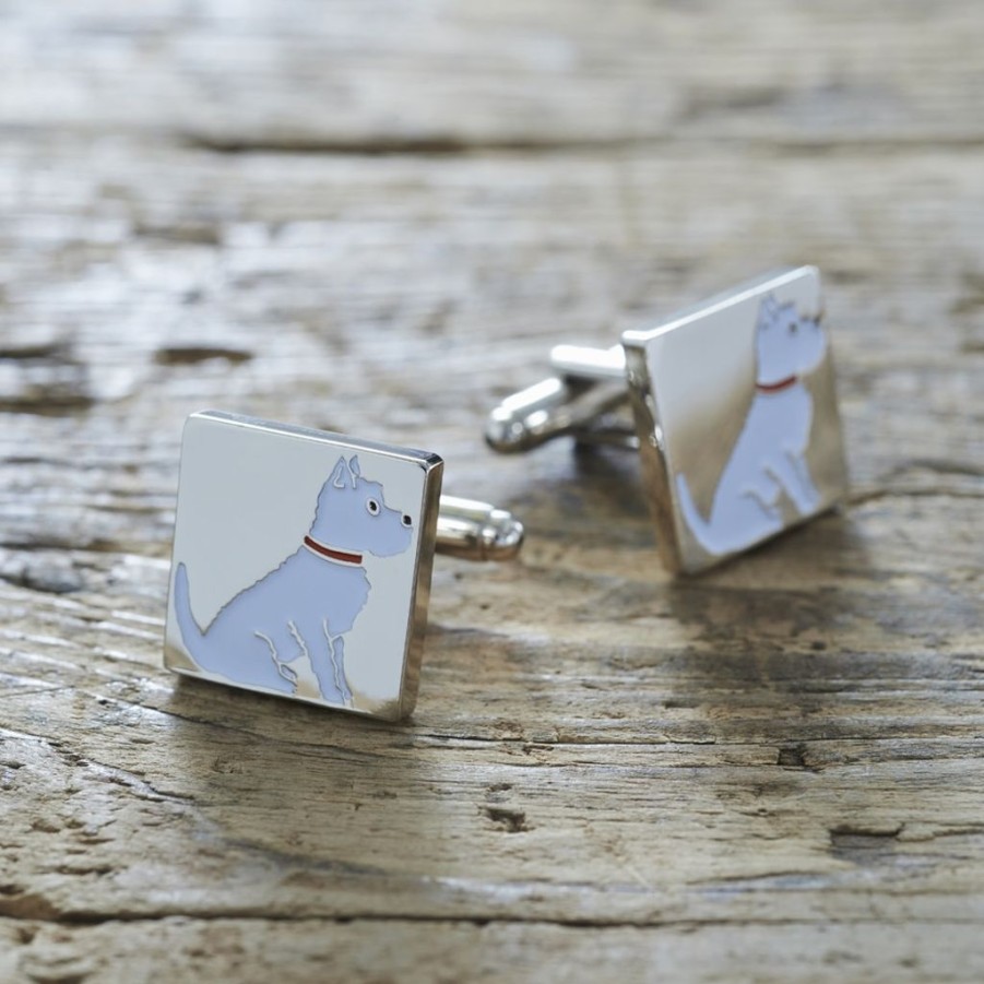 Wear British Isles | Sweet William Westie Cufflinks