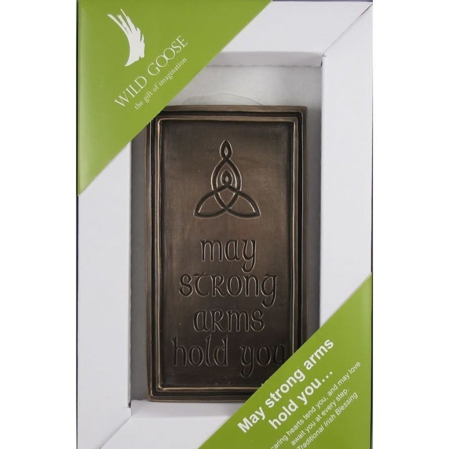 Decor Wild Goose Wall Decor | Wild Goose May Strong Arms Hold You Plaque