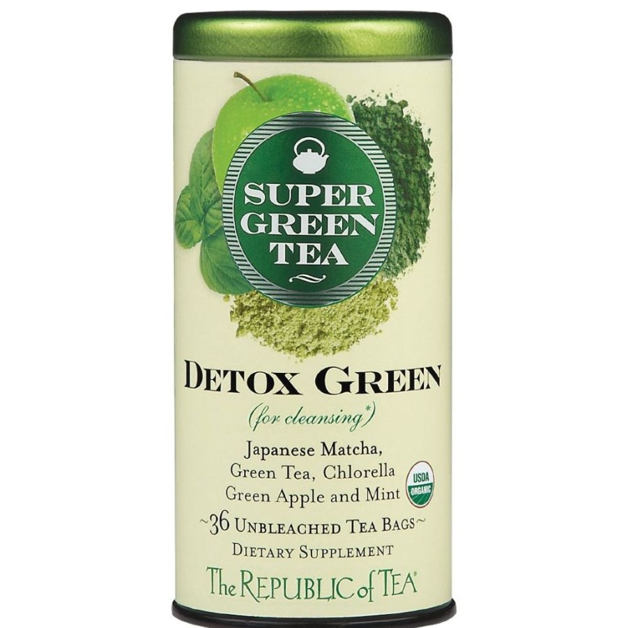 Tea Time Republic of Tea Republic Of Tea | Republic Of Tea Organic Super Green Detox Tea