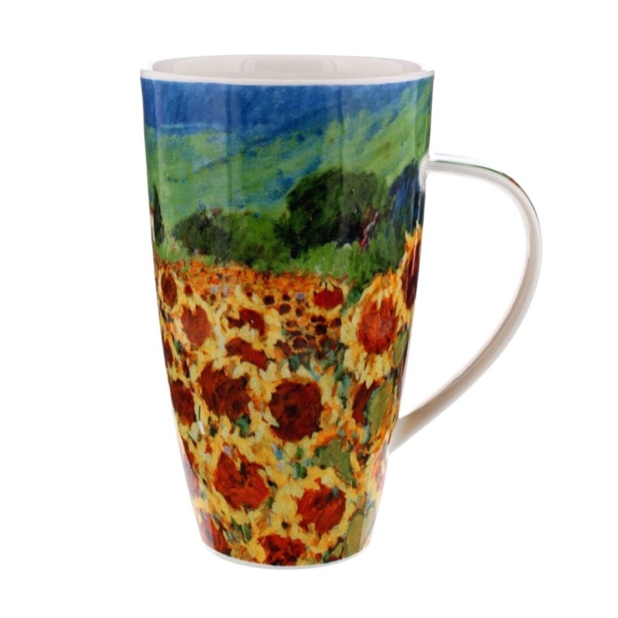 Tabletop Dunoon Shape: Henley | Dunoon Henley Paysage Sunflowers Mug