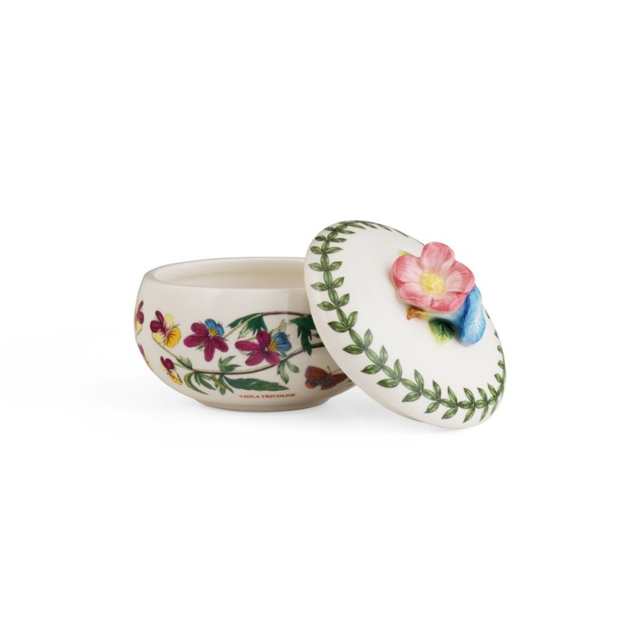 Tabletop Portmeirion Portmeirion | Portmeirion Botanic Garden Bouquet Floral Trinket Box