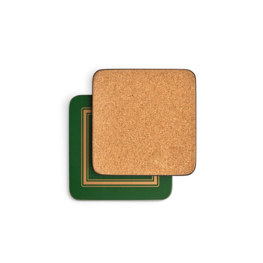 Tabletop Pimpernel | Pimpernel Classic Emerald Coasters