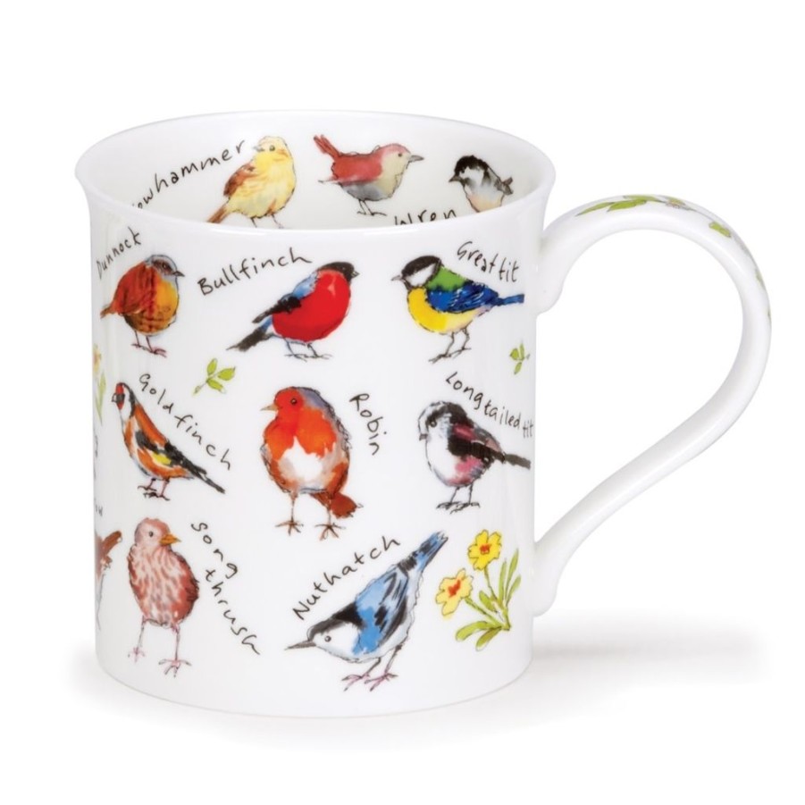 Tabletop Dunoon Shape: Bute | Dunoon Bute Birdlife Garden Birds Mug