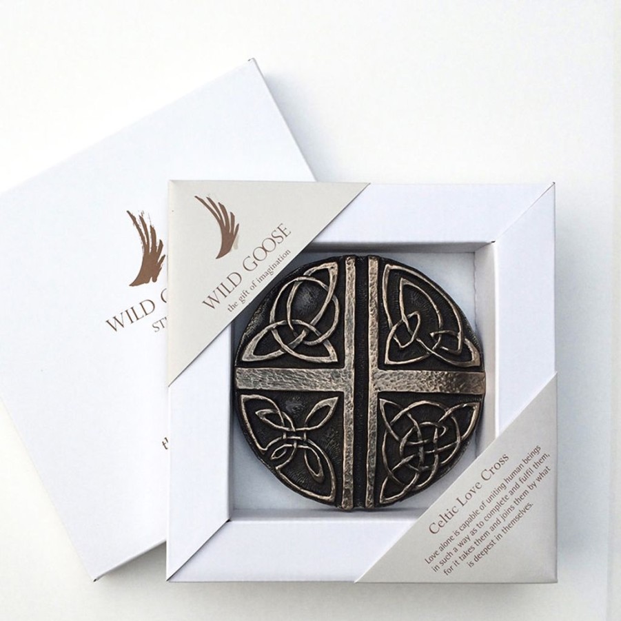 Decor Wild Goose Wall Decor | Wild Goose Celtic Love Cross Boxed