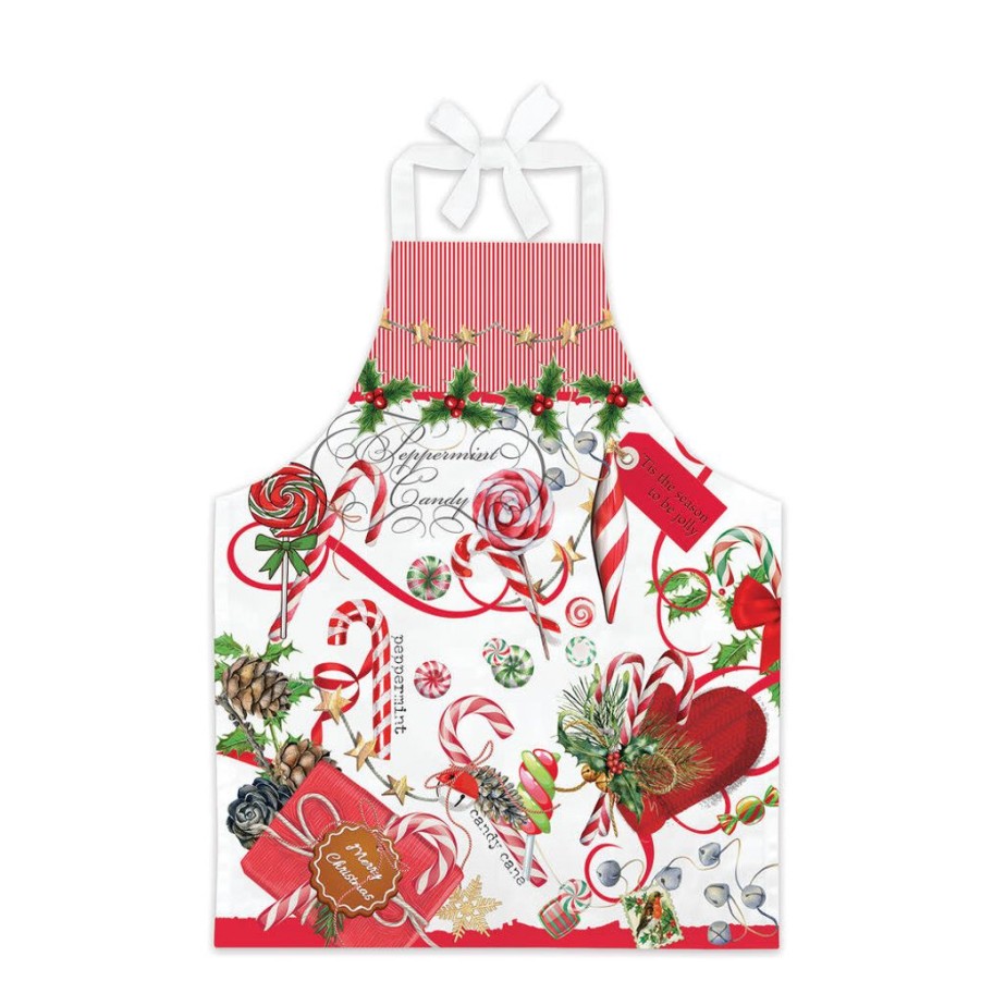 Children Michel Design Works Holiday | Michel Design Works Peppermint Child'Sapron