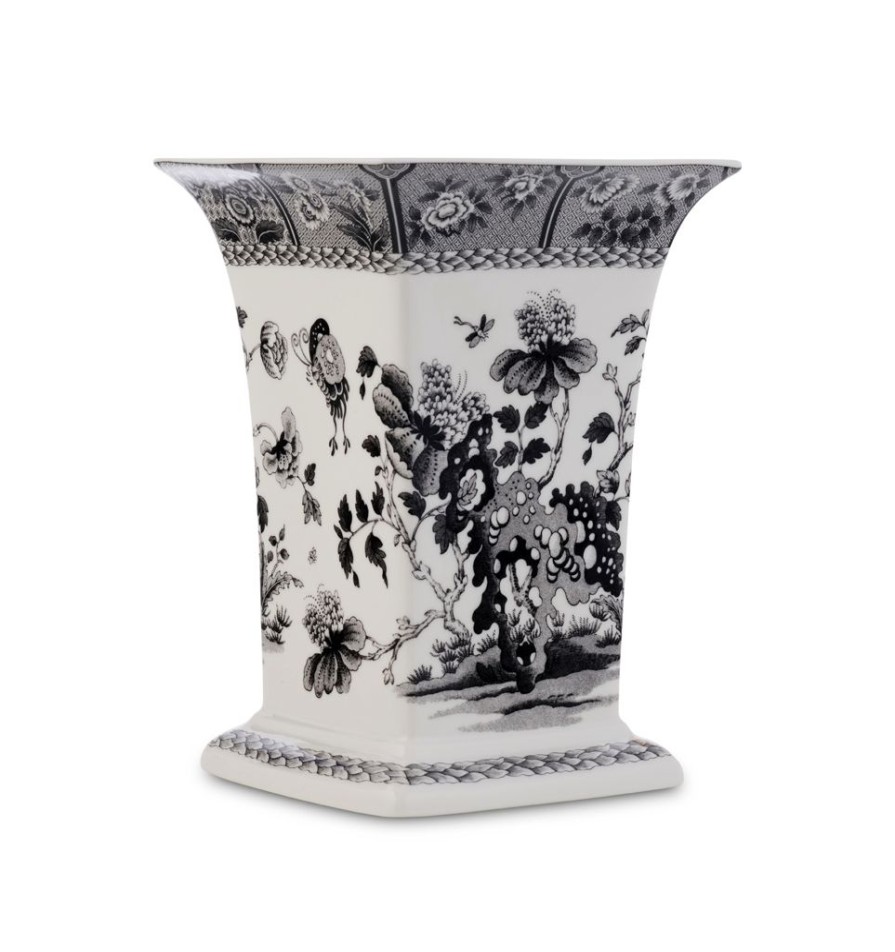 Decor Spode Vases | Spode Square Vase India 8.75"