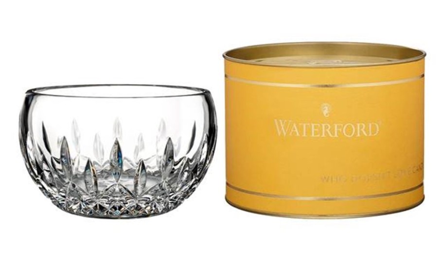 Decor Waterford Home Accents | Waterford Giftology Lismore 5" Candy Bowl (Canary Tube)