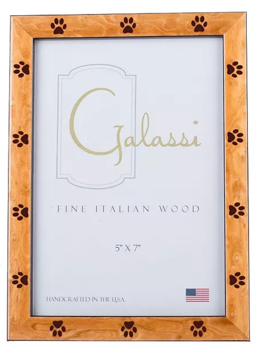 Decor British Isles Picture Frames | Galassi 5X7 Cashmere Burl With Brown Paw