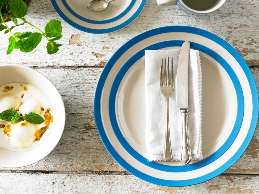 Tabletop Cornishware Cornishware | Blue Cornishware Lunch 10" Plate