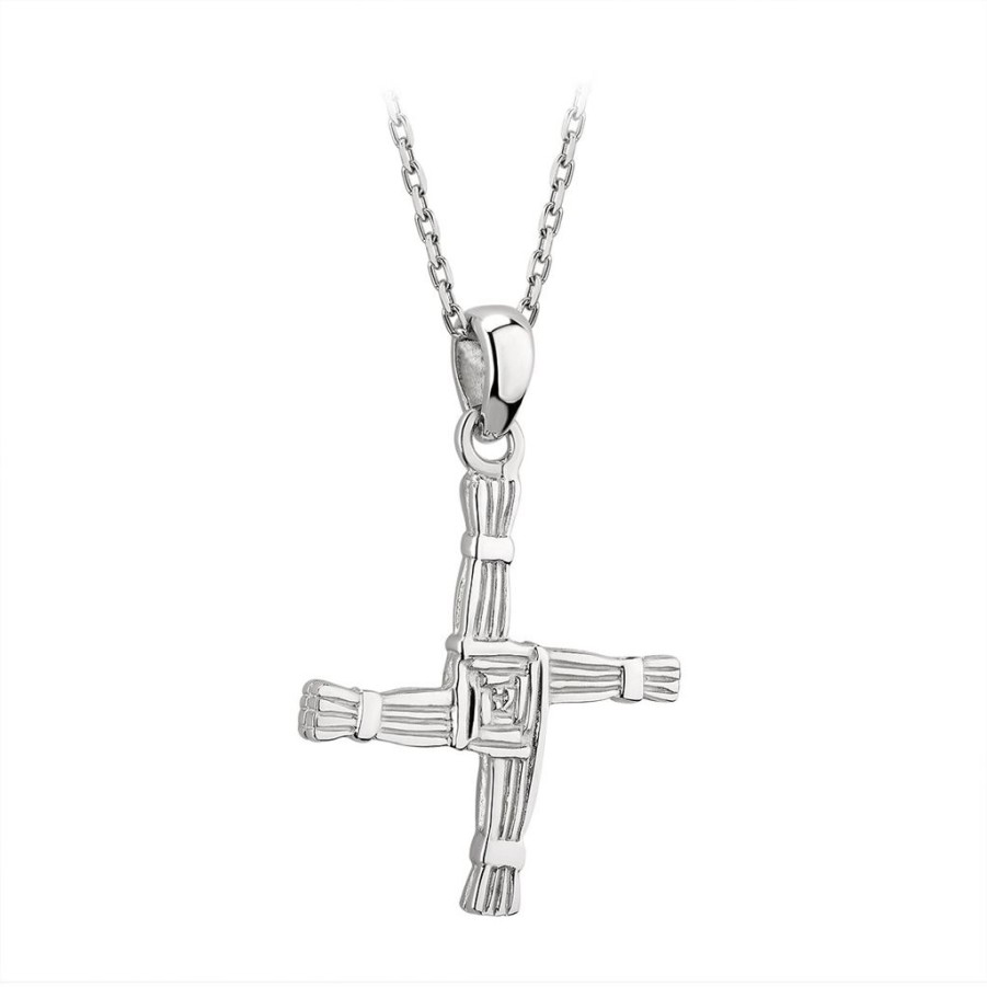 Wear Solvar Necklaces & Pendants | Solvar Silver St. Brigid Cross Pendant Necklace