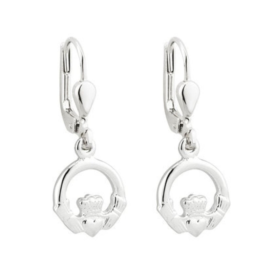 Wear Solvar Earrings | Solvar Claddagh Heart Sterling Silver Earrings