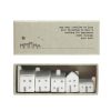 Decor British Isles Home Accents | Two'S Company Set Of 5 Porcelain Street Houses In Gift Box