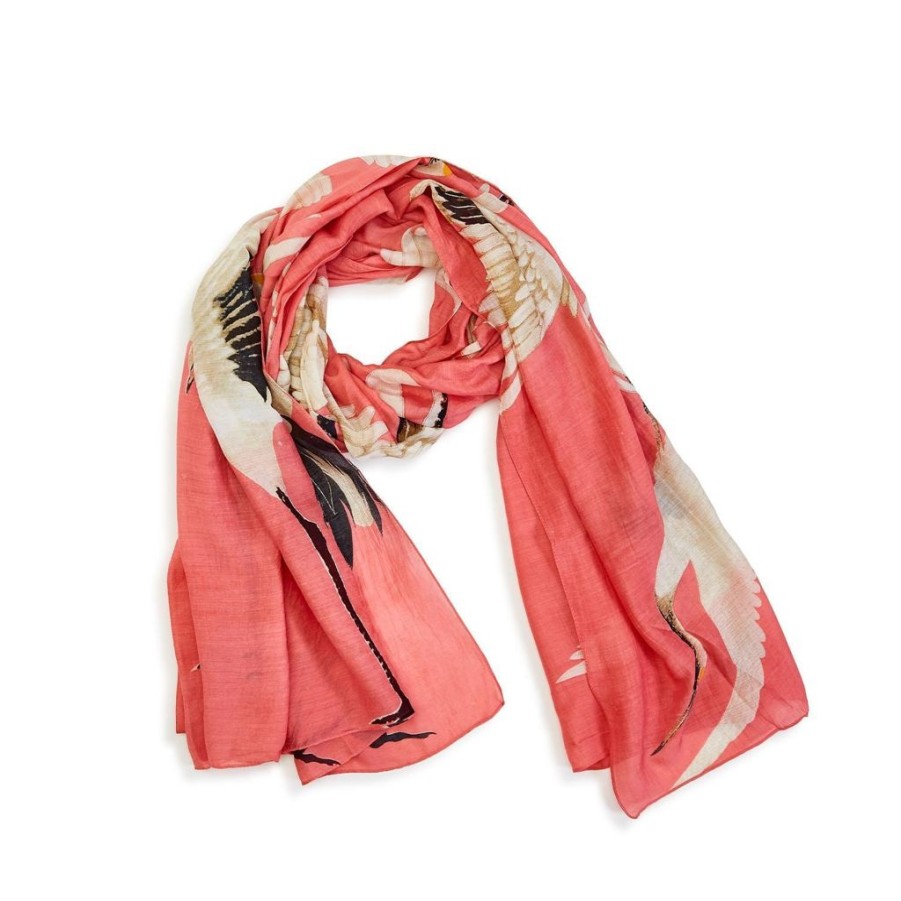 Wear British Isles | Peony Pink Heron Scarf