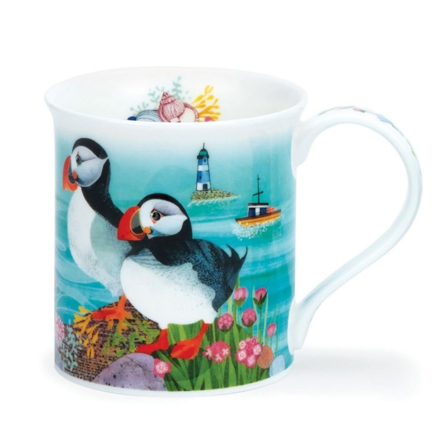 Tabletop Dunoon Shape: Bute | Dunoon Bute Seashore Puffin Mug