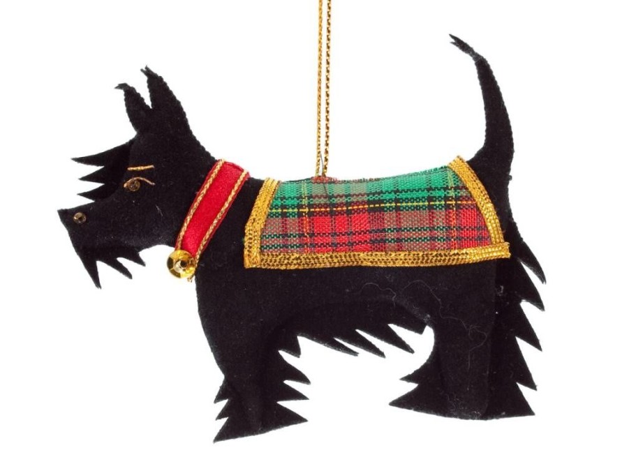 Decor St. Nicolas | St. Nicolas Black Scottie Dog Ornament