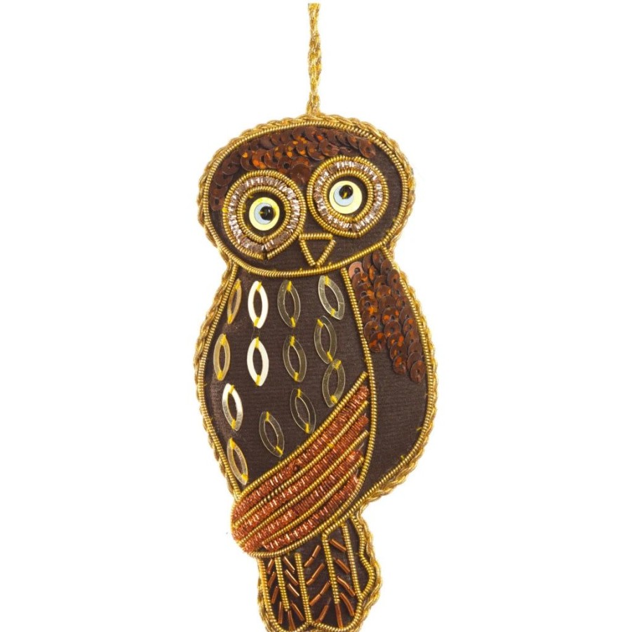 Decor St. Nicolas | St. Nicolas Brown Owl Ornament