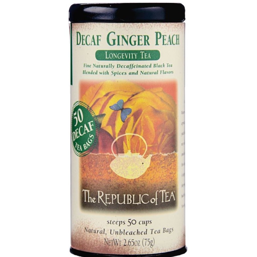 Tea Time Republic of Tea Republic Of Tea | Republic Of Tea Decaf Ginger Peach Black Tea