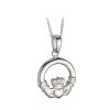 Wear Solvar Necklaces & Pendants | Solvar Claddagh Sterling Silver Pendant Necklace S4683