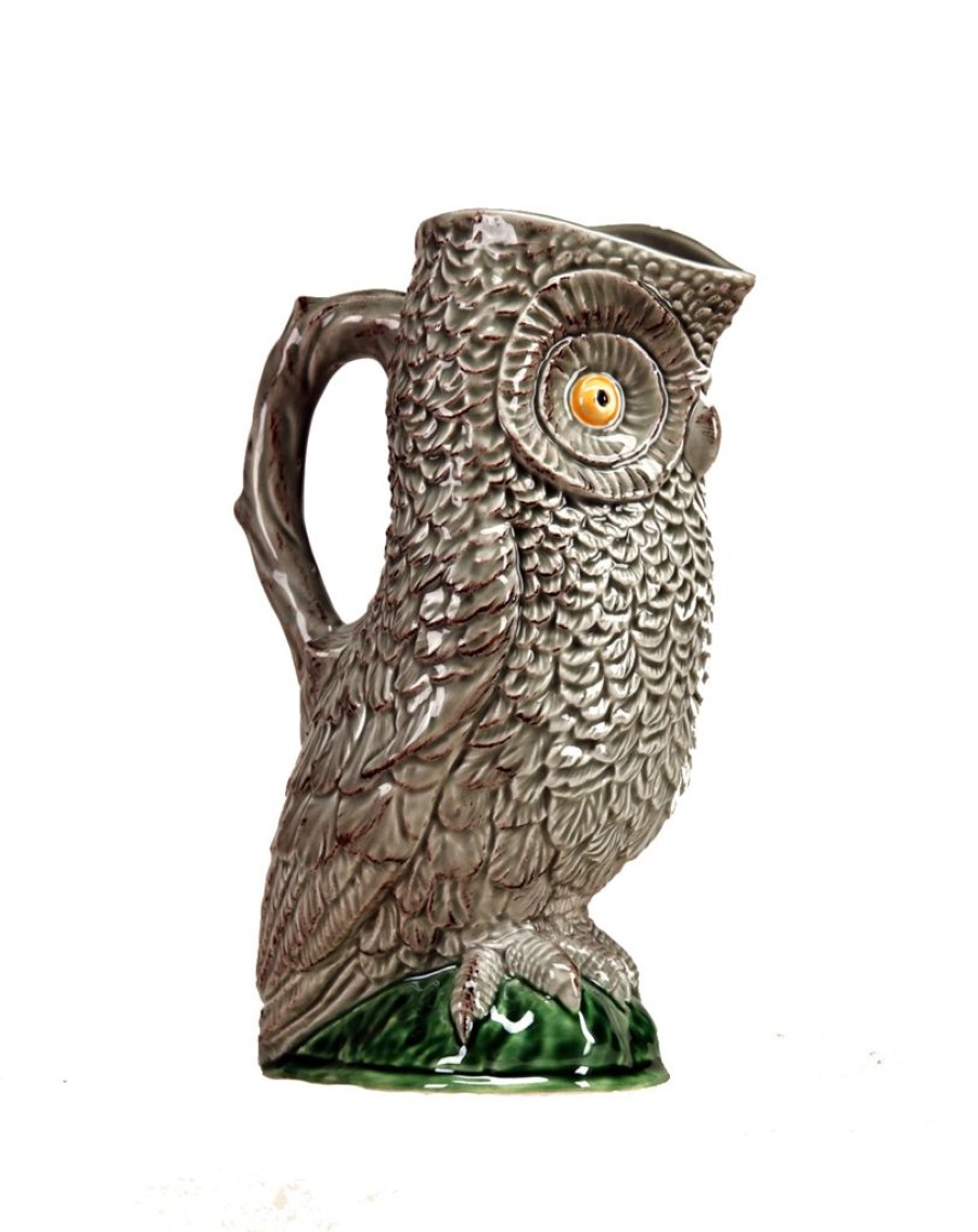 Decor British Isles Vases | Vista Alegrebordallo Pinheiro Owl Pitcher