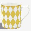 Tabletop Halcyon Days | Halcyon Days Parterre Yellow Mug