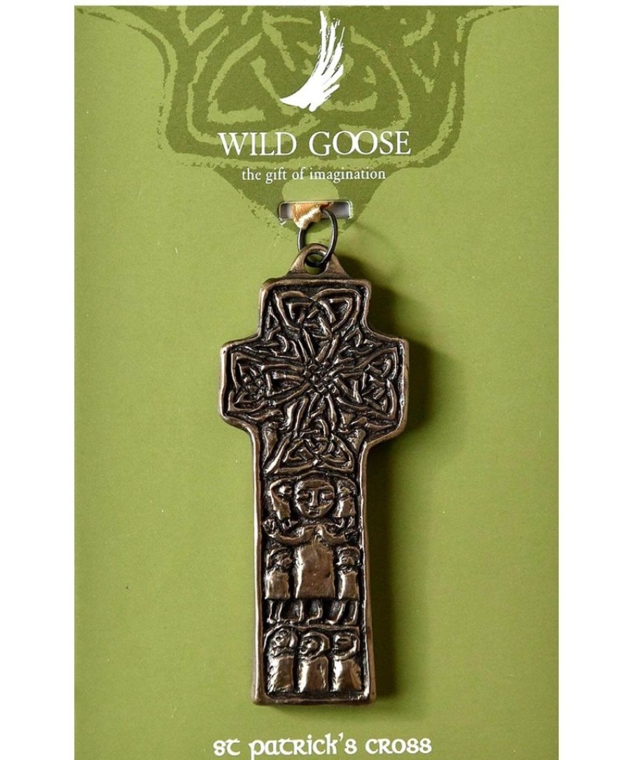 Decor Wild Goose Home Accents | Wild Goose St. Patrick'S Cross Hanging Ornament