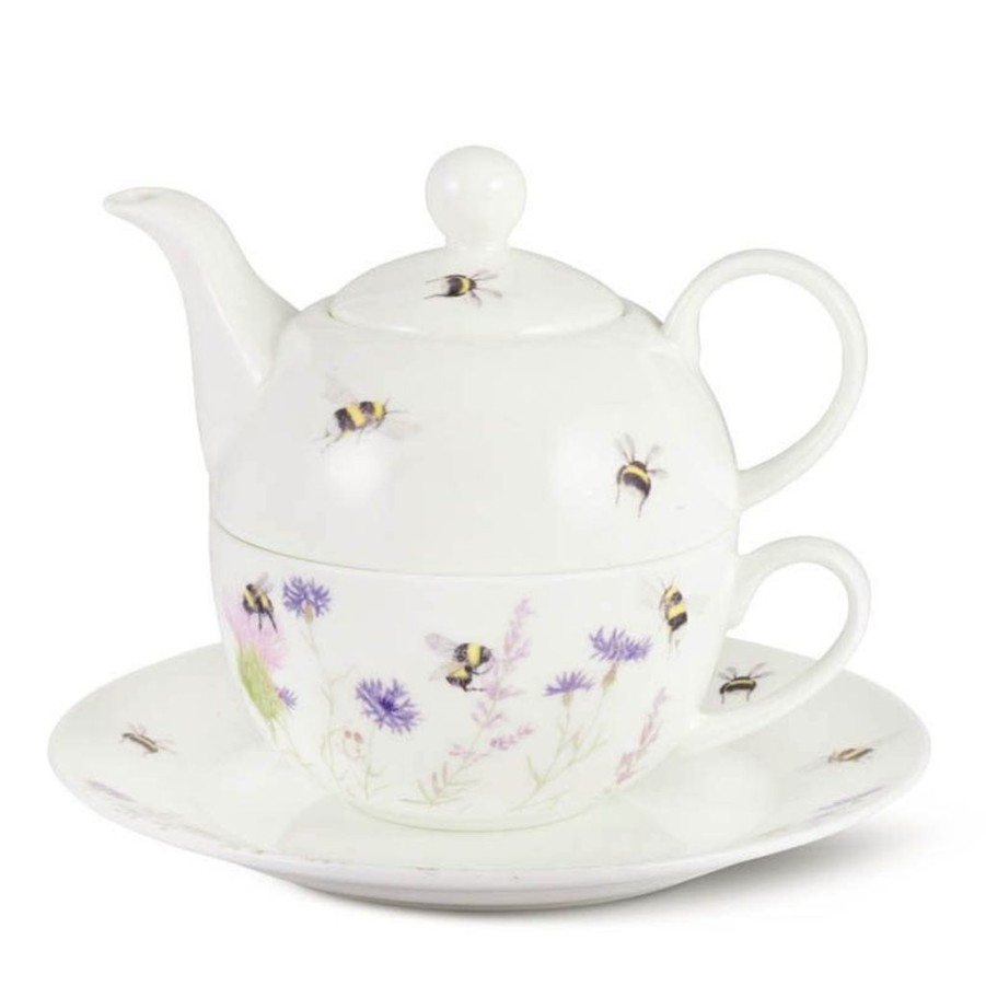 Tea Time Mosney Mill Teapots | Mosney Mill Bee & Flower Tea For One T41