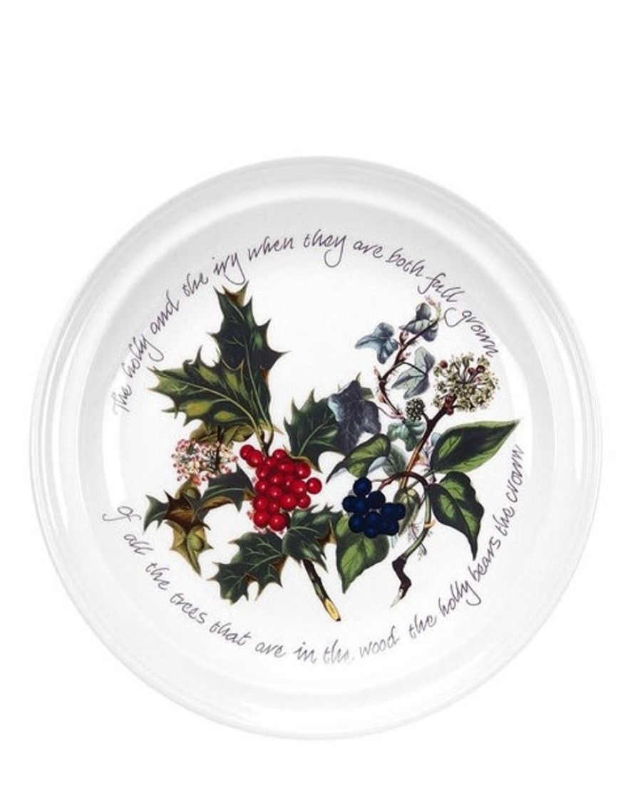 Tabletop Portmeirion Portmeirion | Portmeirion Holly & Ivy 8" Salad Plate