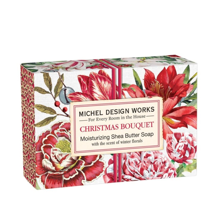 Bath & Body Michel Design Works Holiday Bar Soaps | Michel Design Works Christmas Bouquet Boxed Soap