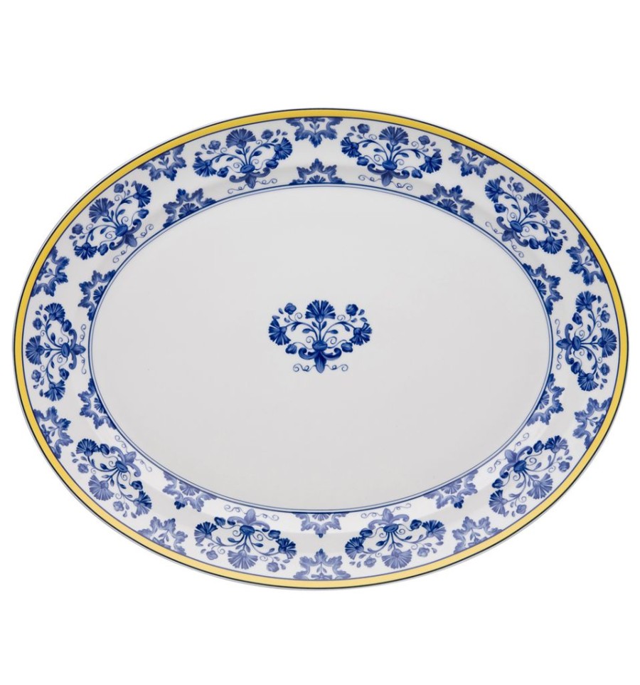 Tea Time British Isles Serving Plates | Vista Alegre Castelo Branco Large Oval Platter