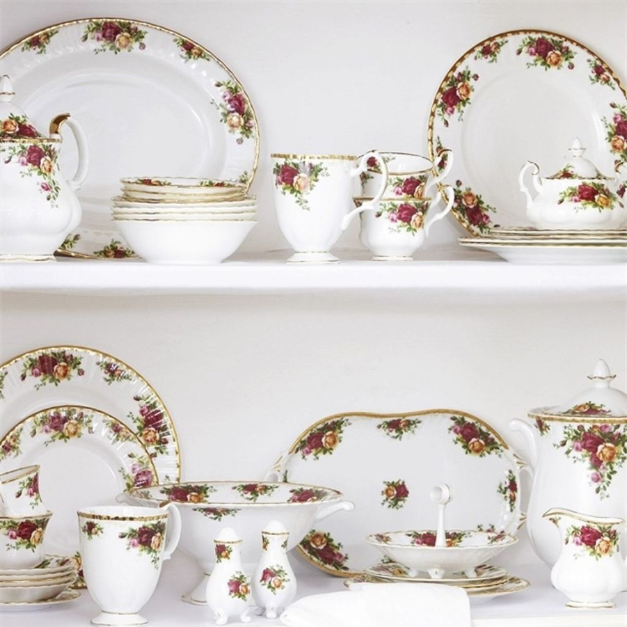 Tea Time Royal Albert Tea Plates | Royal Albert Old Country Roses Salad Plate 8" / 21 Cm