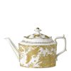 Tea Time Royal Crown Derby Teapots | Royal Crown Derby Aves Gold Large Teapot