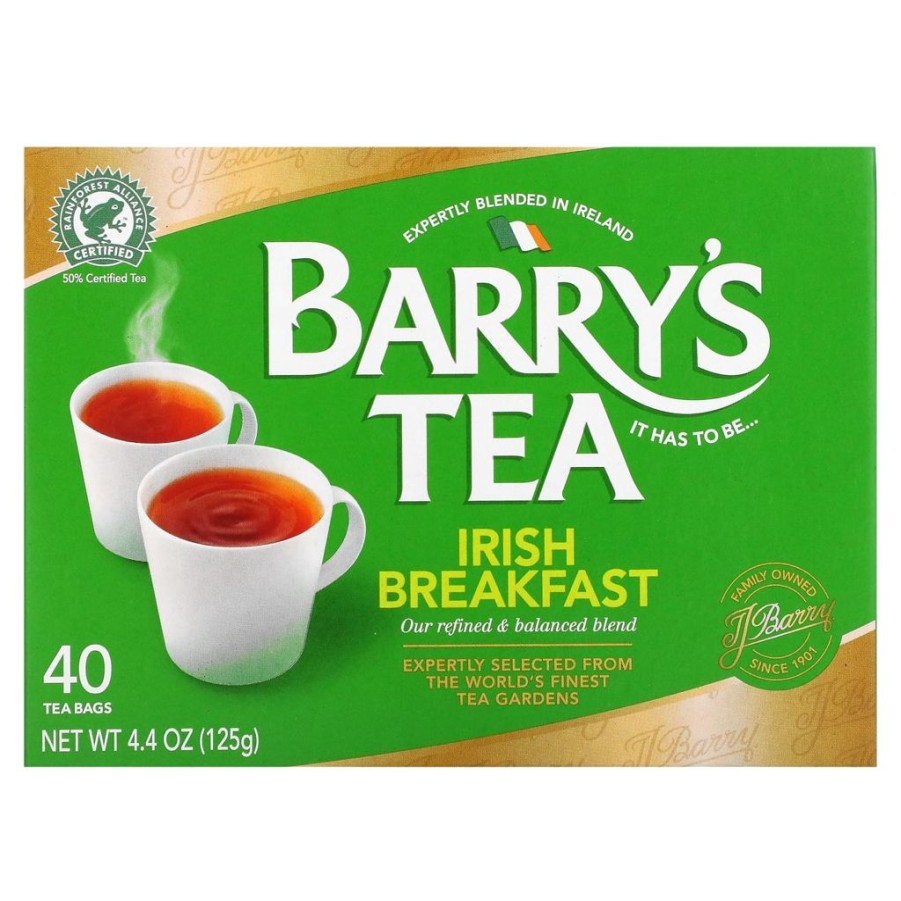 Tea Time British Isles Other Favourites | Barry'S Irish Breakfast Tea 40S