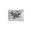 Decor British Isles Home Accents | Highland Stoneware Thistle X-Small Rectangle