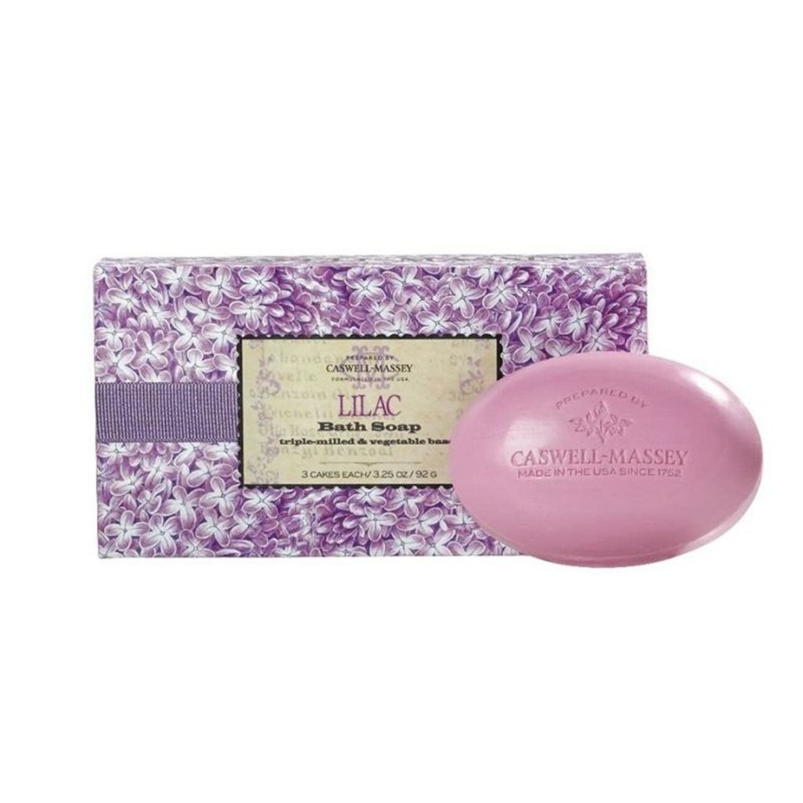 Bath & Body Caswell-Massey Bar Soaps | Caswell-Massey Lilac Soap 3 Pack