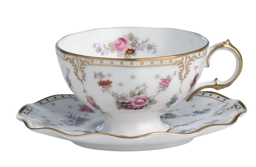 Tea Time Royal Crown Derby Teacups & Saucers | Royal Crown Derby Royal Antoinette Teacup & Saucer