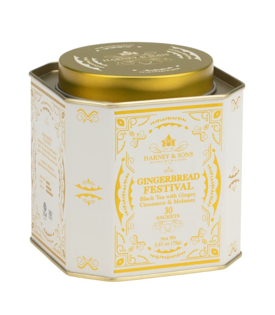 Tea Time Harney & Sons Harney & Sons | Harney & Sons Gingerbread Festival 30S Tin