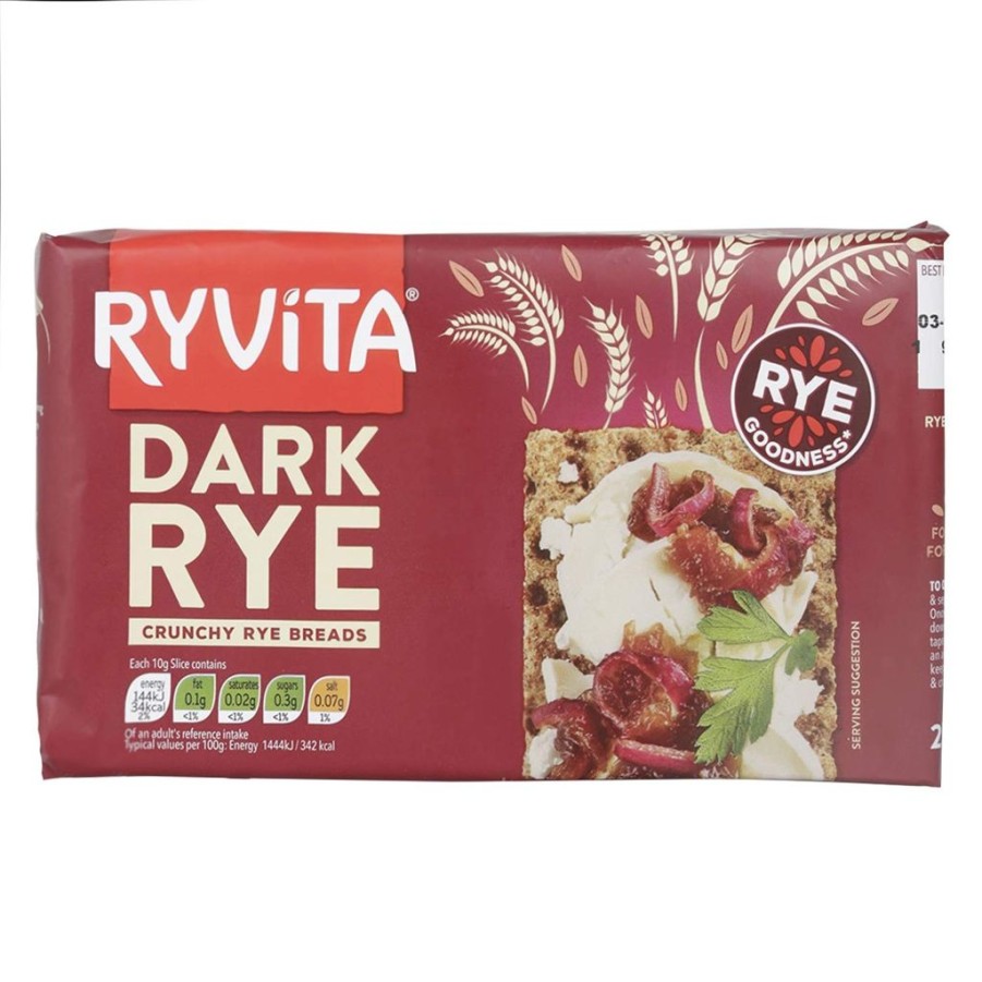 Food British Isles | Ryvita Dark Rye Crispbread (250G)