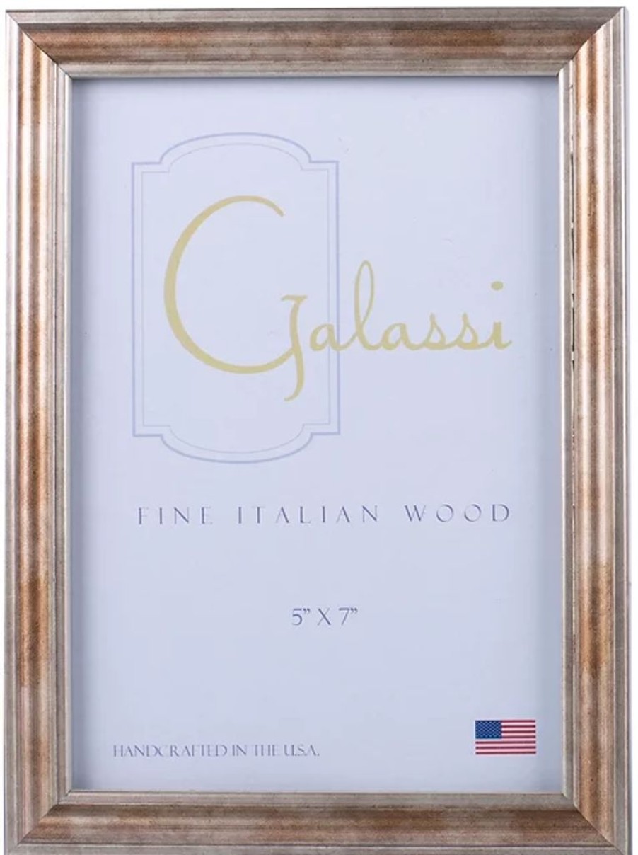 Decor British Isles Picture Frames | Galassi 5X7 Silver Dune