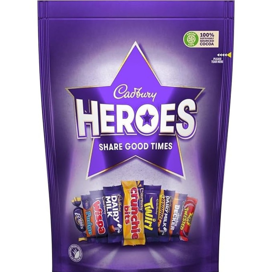 Food British Isles | Cadbury Heroes Pouch 357G