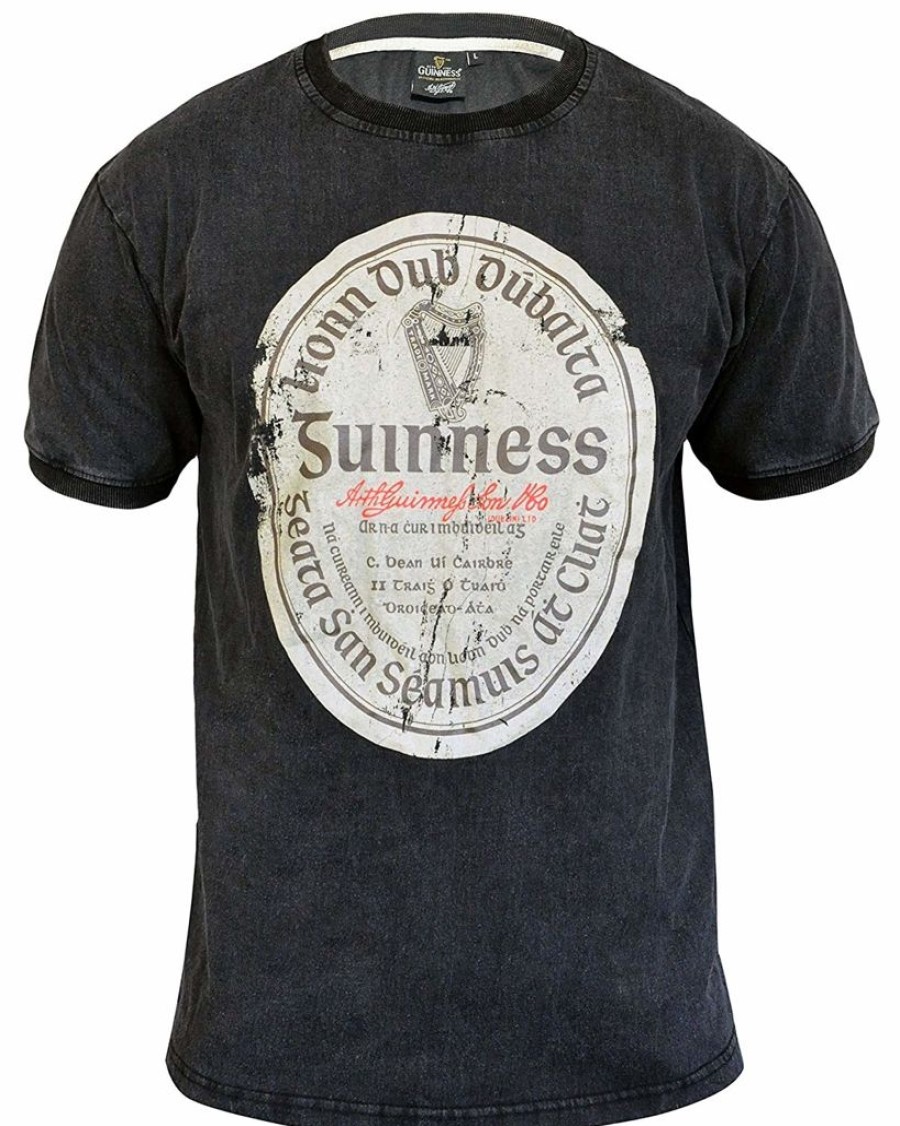 Wear British Isles | Guinness Distressed Gaelic Label Tee