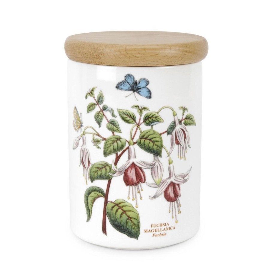 Tabletop Portmeirion Portmeirion | Portmeirion Botanic Garden 5.5" Airtight Canister Fuchsia