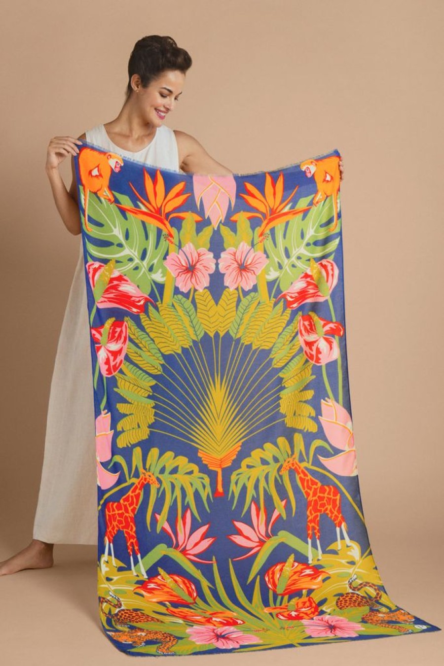 Wear Powder UK | Deco Jungle Printed Scarf